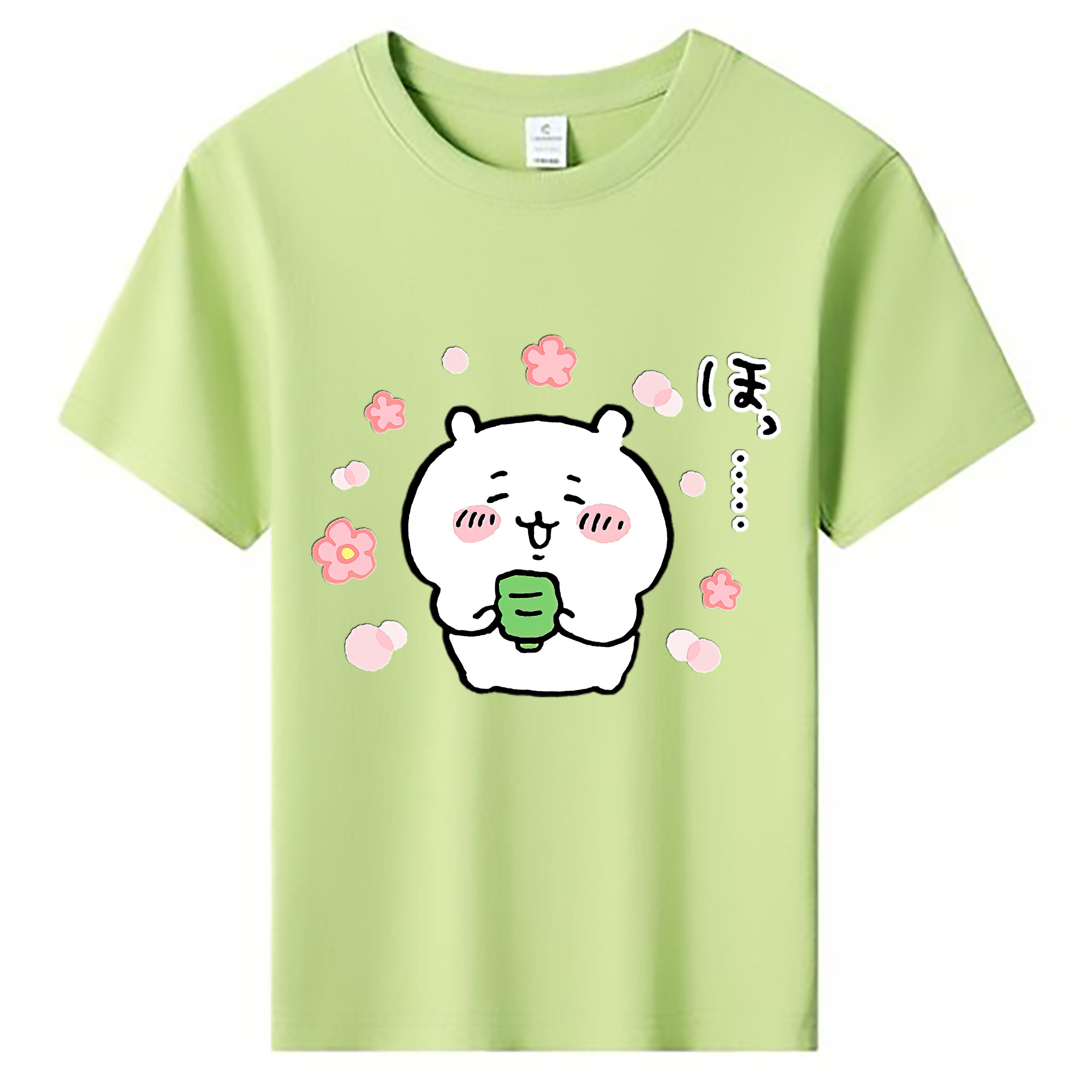 （画像用） ちいかわ ちいかわ Chii-kawa chiikawa 綿100％キッズTシャツ（フロントプリント）